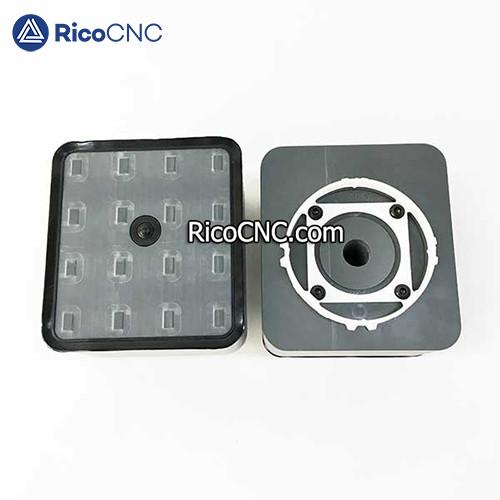 AS24M00423 Grey Color 132X146X74mm CNC Vacuum Pods For Biesse Rover 