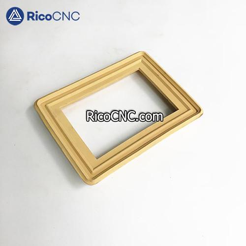 141913100 Rectangle 116x87mm Rubber Suction Plate For Biesse Rover Vacuum Cup