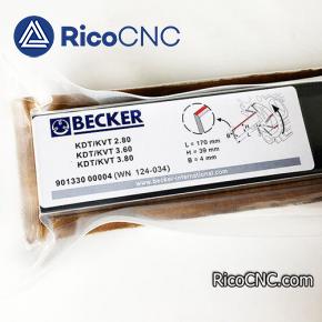 New 90133000004 WN124-034 Becker Carbon Vanes for Homag Weeke CNC Machine