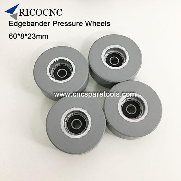 60x8x23mm Edgebander Pressure Rollers Wheels