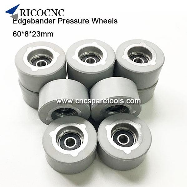 60x8x23mm Edgebander Pressure Rollers Wheels