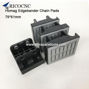 79x61mm Conveyor Chain Pads Track Pads for Edge Banding Machine