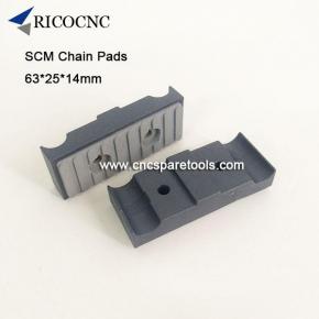 63x25mm SCM Edgebander Track Pads Conveyor Chain Pads 