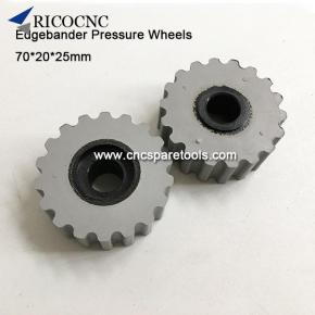 70x20x25mm Gear Wheels Edgebander Pressure Rollers  