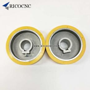 140x50x35mm Rubber Power Feeder Roller Wheels for Woodworking Planer Moulders