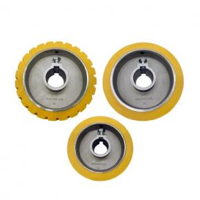 120x30x50mm Feeding Rollers Rubber Feed Wheels for Wood Double-Side Planer Machine