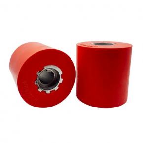 48x15x60mm Rubber Feeding Rollers Pressure Feed Wheels for Power Feeder Machine