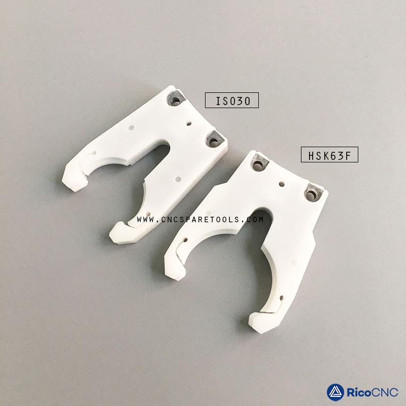 HSK63F and ISO30 tool holder forks for Biesse CNC Rover
