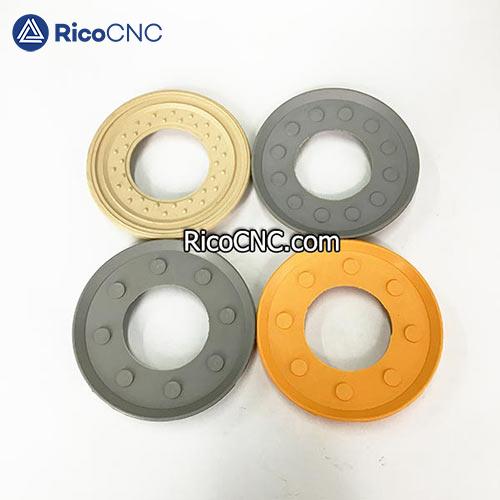 Round 114mm dia. rubber pad for SCM Tech machines