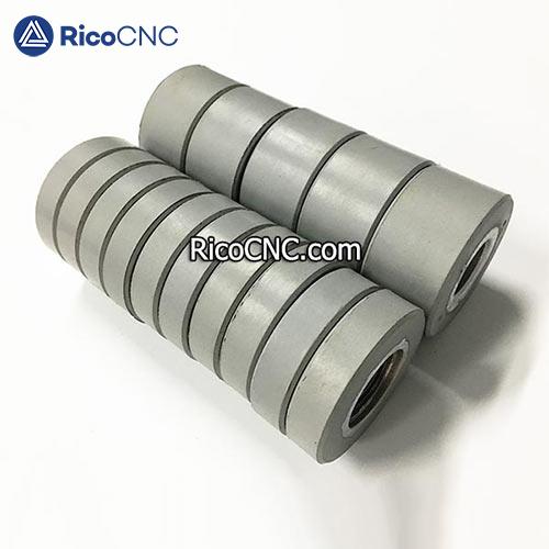 Rubber pressure roller for SCM