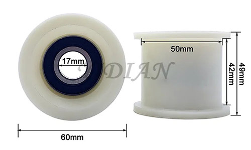 60x17x50mm-2 Herramientas para sierra de mesa deslizante