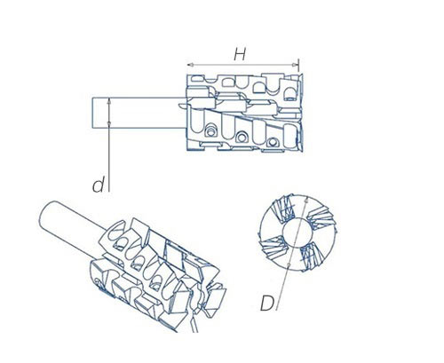 Indexable CNC Router Spiral Bits 